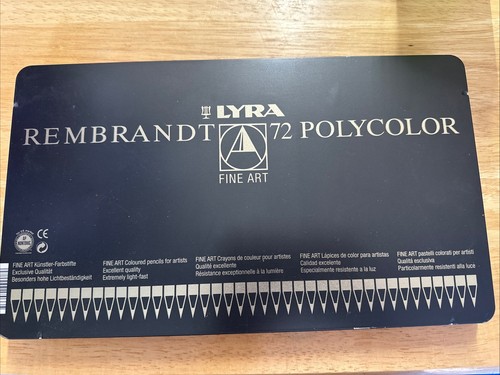 Lápices de colores POLYCOLOR REMBRANDT LYRA 72 colores en caja de regalo 2001720