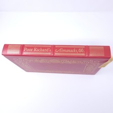 Benjamin Franklin: Poor Richard's Almanacks The Easton Press Collector's ED 1965