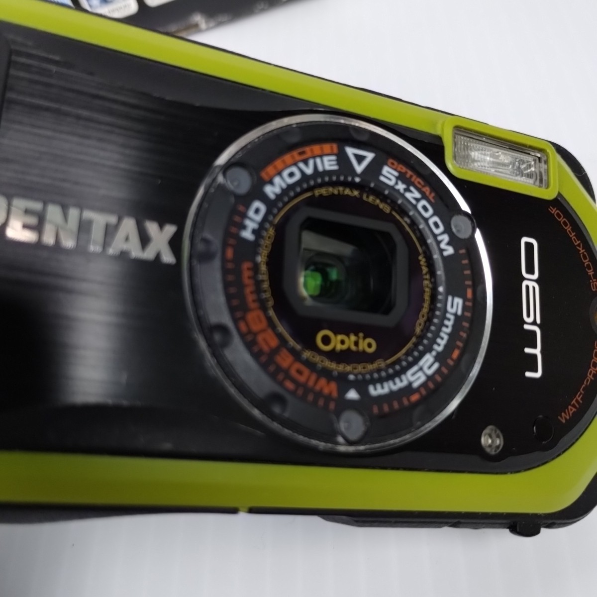 Pentax OPTIO W90 12.1MP 5x Waterproof Digital Shock Proof W Disc