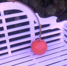 LOBSTER POT MARKER BUOY WITH RUSTIC ROPE