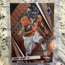2023 Panini Phoenix Jerry Jeudy #86 Orange Prizm Broncos serial /75