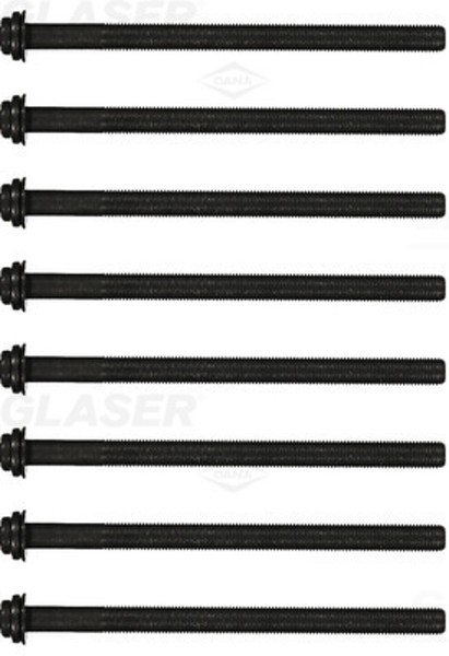 Zylinderkopfschraubensatz Glaser T40585-00 FüR S6B M12 Amarok S7A VW 2HB 2HA S1B-image