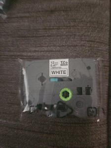 GENUINE OEM Brother P-Touch TZ-231 Black Print on White Tape Label 1/2"
