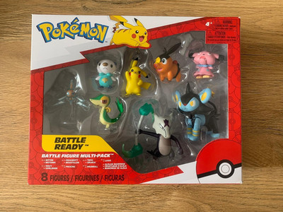 Pokemon Battle Figure Multi Pack 8 Figuren Set Pikachu Eevee Neu OVP