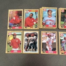 1987 Topps Tiffany Cincinnati Reds TEAM SET w/ Rose & Larkin ROOKIE- 31 cards 