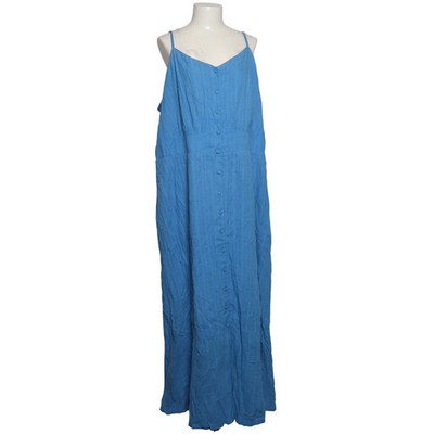 Lane Bryant, Maxikleid, Größe: 54, Blau, Baumwolle/Elasthan/Polyester #fAv