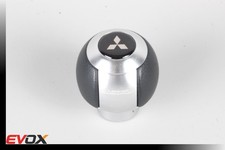 Mitsubishi Lancer Evo X Cz4a Sst Shift Knob Black Leather Aluminum Oem Mz525632