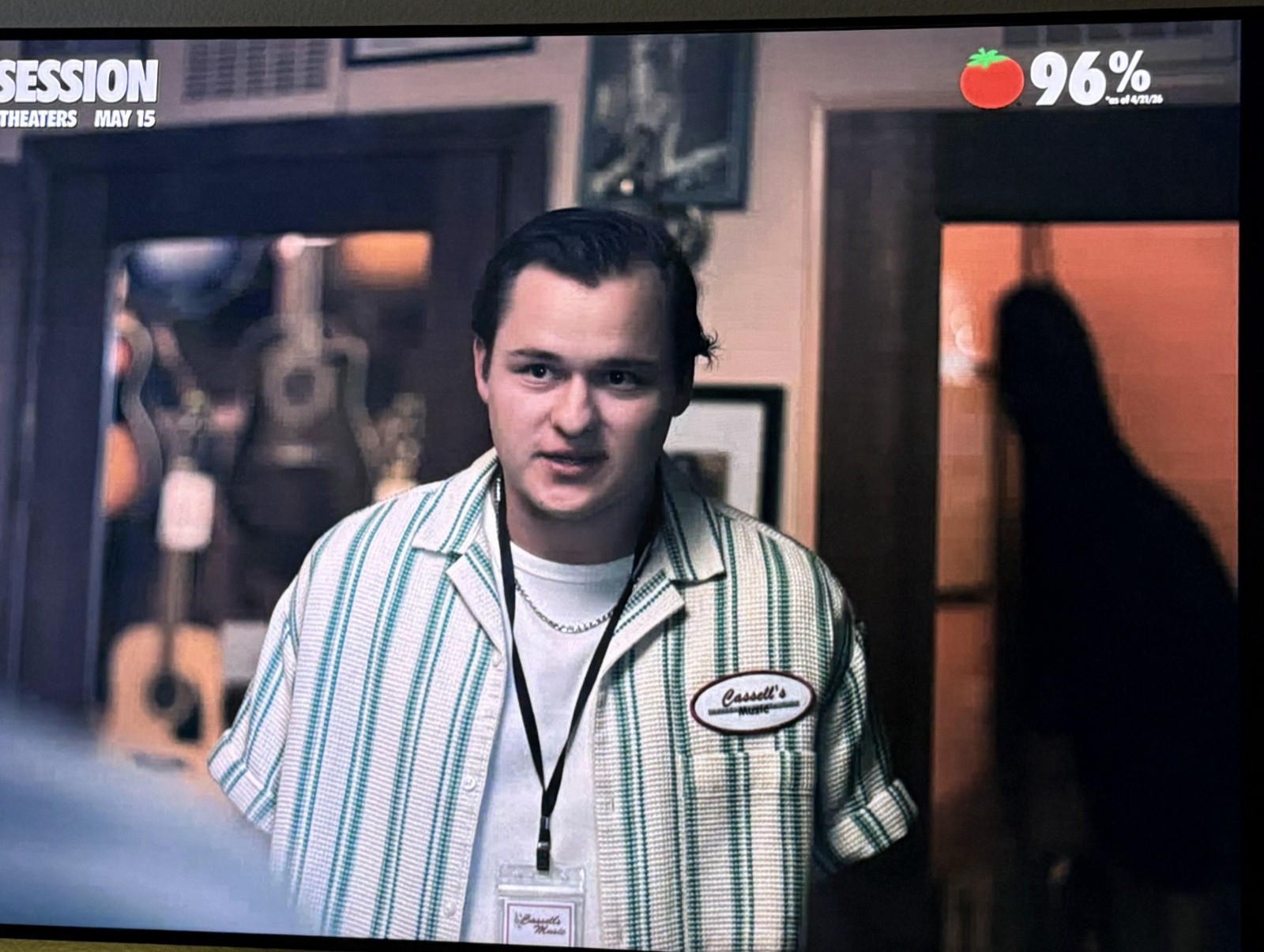 Obsession movie shirt patch from cassell's music filming location - irons on