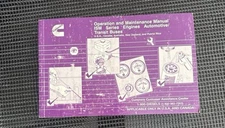 Cummins ISM Automotive Diesel Engine Owner Operator Operation Maintenance Manual