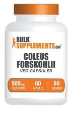 BulkSupplements Coleus Forskohlii Extract Forskolin Supplement Herbal 60 Cap