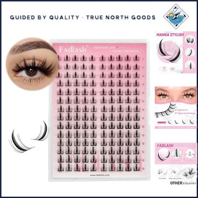 Wispy Fluffy Cluster Eyelash Extensions for Natural Curl & Comfort