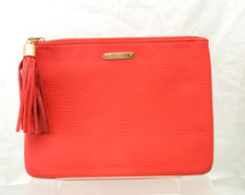 GiGi New York All-in-One 9x7" NEW Leather Clutch Sunset