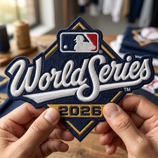 World Series 2026 Embroidered Milwaukee Brewers Baseball Patch Fan Apparel
