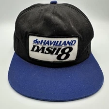 Vintage K Brand x De Havilland Dash 8 Airliner Aviation Trucker Hat SnapBack
