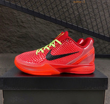 Kobe 6 Protro Reverse Grinch Bright Crimson Black Electric Green FV4921-600