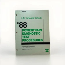 Dodge Daytona 1988 OEM Dianostic Engine 2.2-L Turbo Shop Service Repair Manual