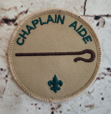 BSA Boy Scouts, Chaplain Aide 3'' Round Patch, Pre-Owned