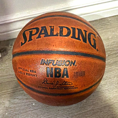Spalding Infusion Basketball Ball - National Basketball Association (NBA), Brown
