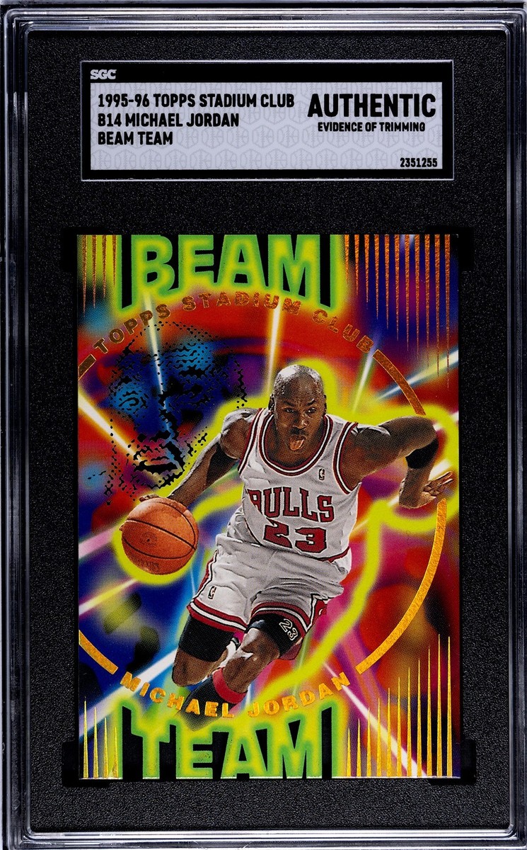 1995-96 Topps Stadium Club - Beam Team Michael Jordan #B14 for