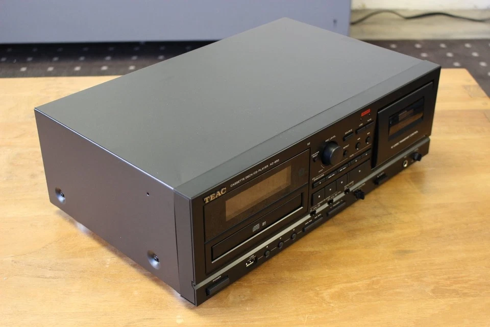 Teac AD-850-SE Schwarz - CD- & Kassettenspieler mit USB - Bild 3 von 4