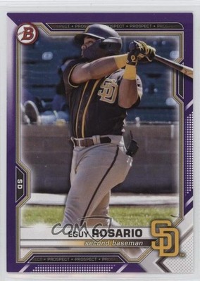 2021 Bowman Draft Purple 79/250 Eguy Rosario #BD-33 hu8