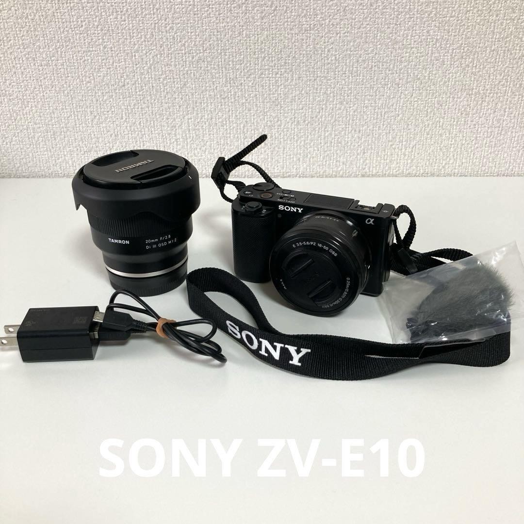 SONY ZV-E10 Power Zoom Lens + TAMRON 20mm F 2.8 | eBay SONY ZV-E10 Power Zoom Lens + TAMRON 20mm F 2.8 | eBay