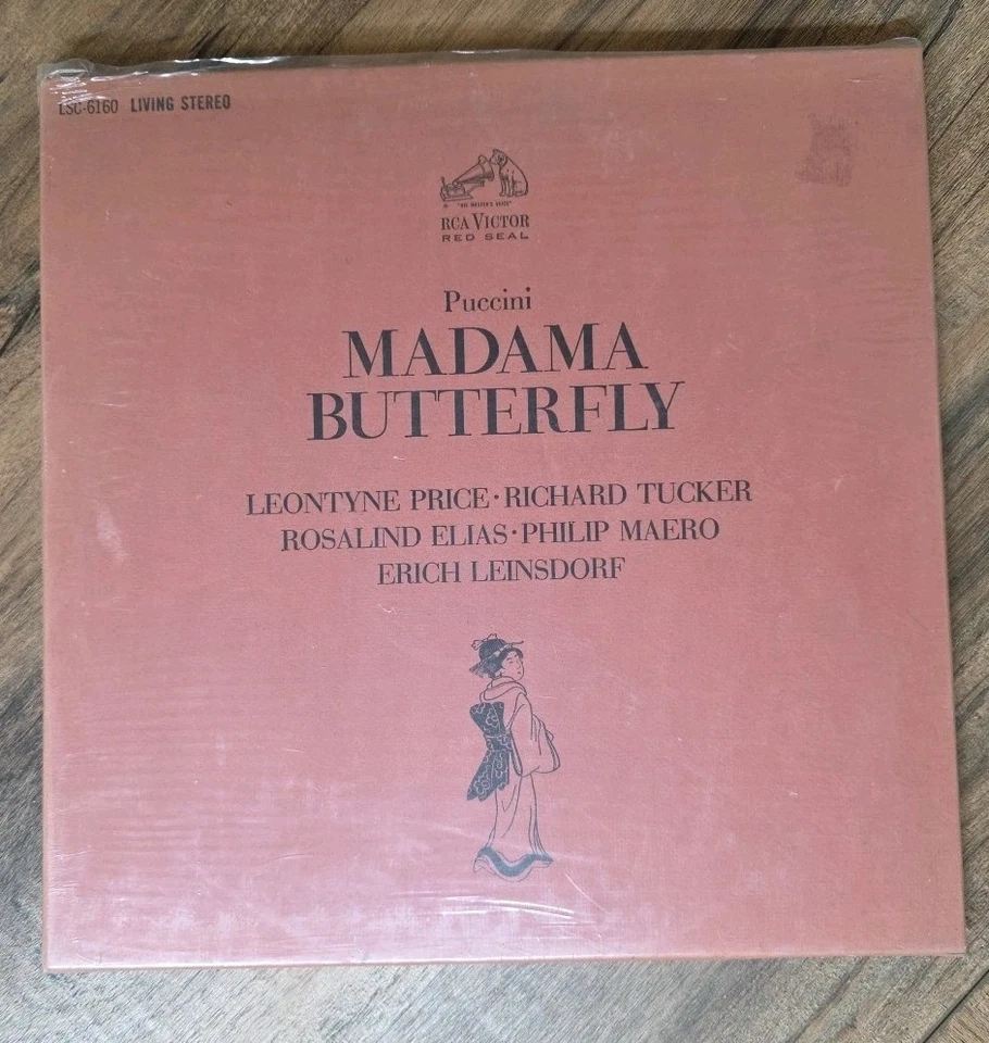 Puccini - Madama Butterfly - ORIGINAL UNOPENED Vinyl 3xLP Box Set 1963 LSC 6160 - Image 2 of 4