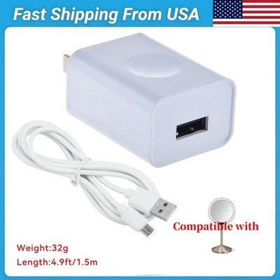 Charging Cord Cable For Simplehuman 5 inch & 8 inch Round Sensor Makeup Mirror