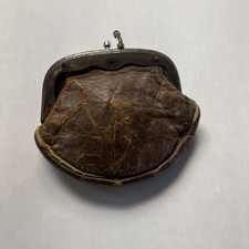 Vintage 3 Compartment Coin Bag