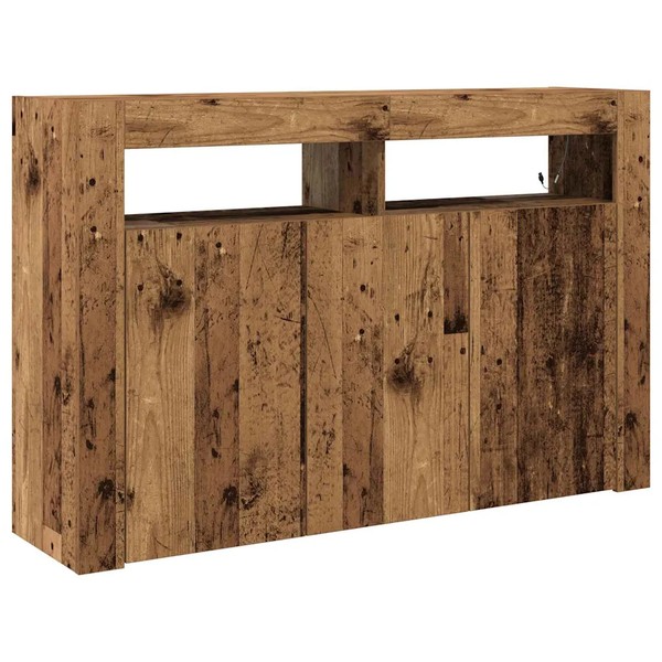 Sideboard Altholz Optik Holzwerkstoff 116X30X75 Cm Rustikal-image