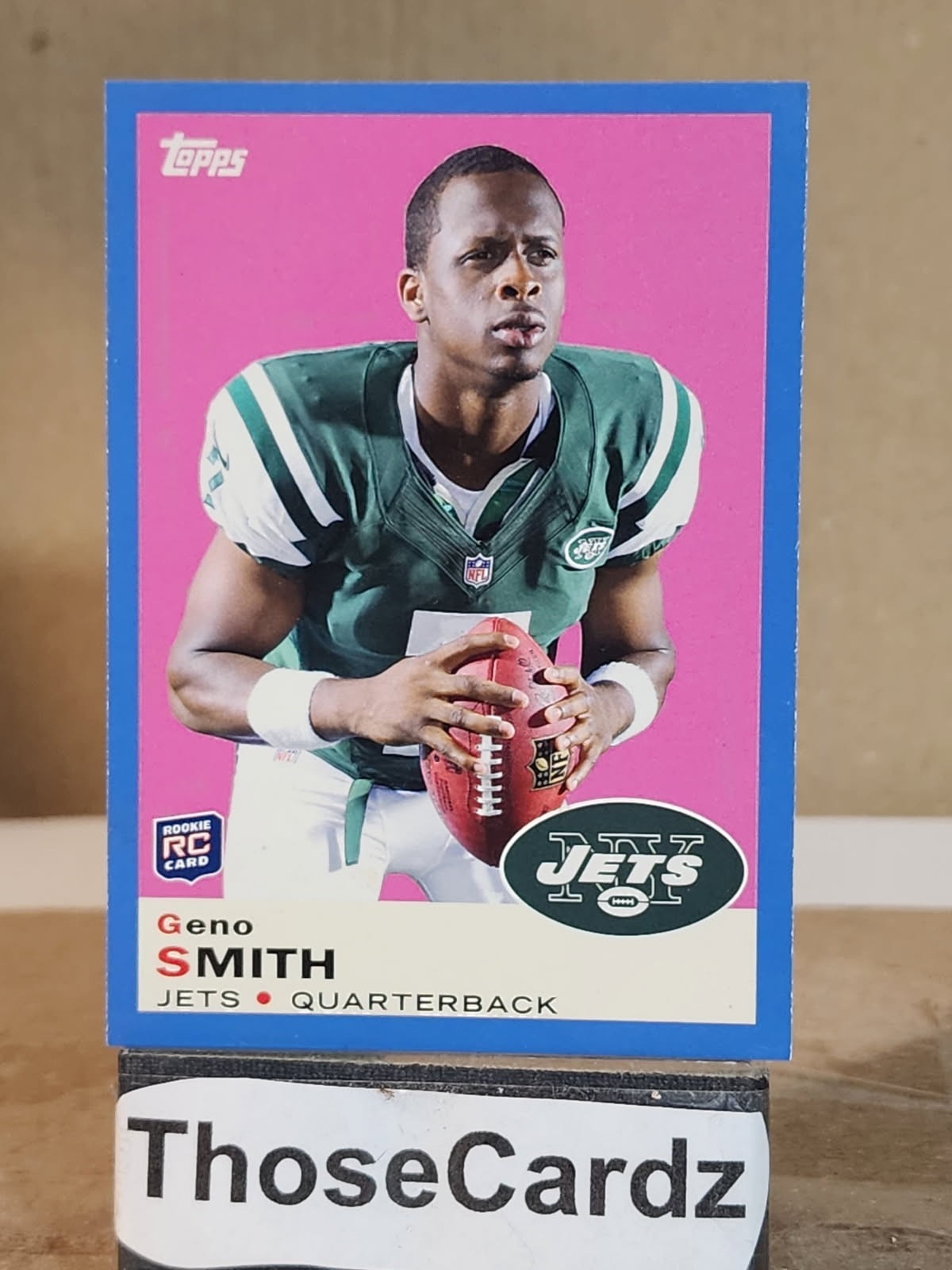 Geno Smith Topps 1969 #3 Blue Wal-Mart