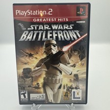 Star Wars: Battlefront (Greatest Hits PlayStation 2) - CIB Manual Clean, Tested