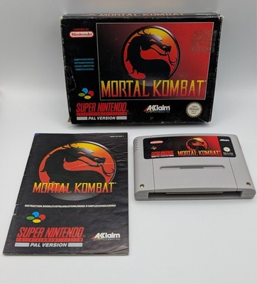 Mortal Kombat - OVP - Modul - Anleitung - Super Nintendo SNES