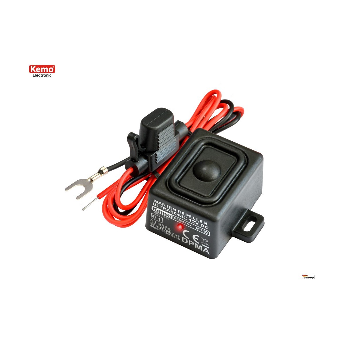 Kemo - Module Anti-Martres M180 - Répulsif Ultrason - Éclairage LED Étanche - Image 2