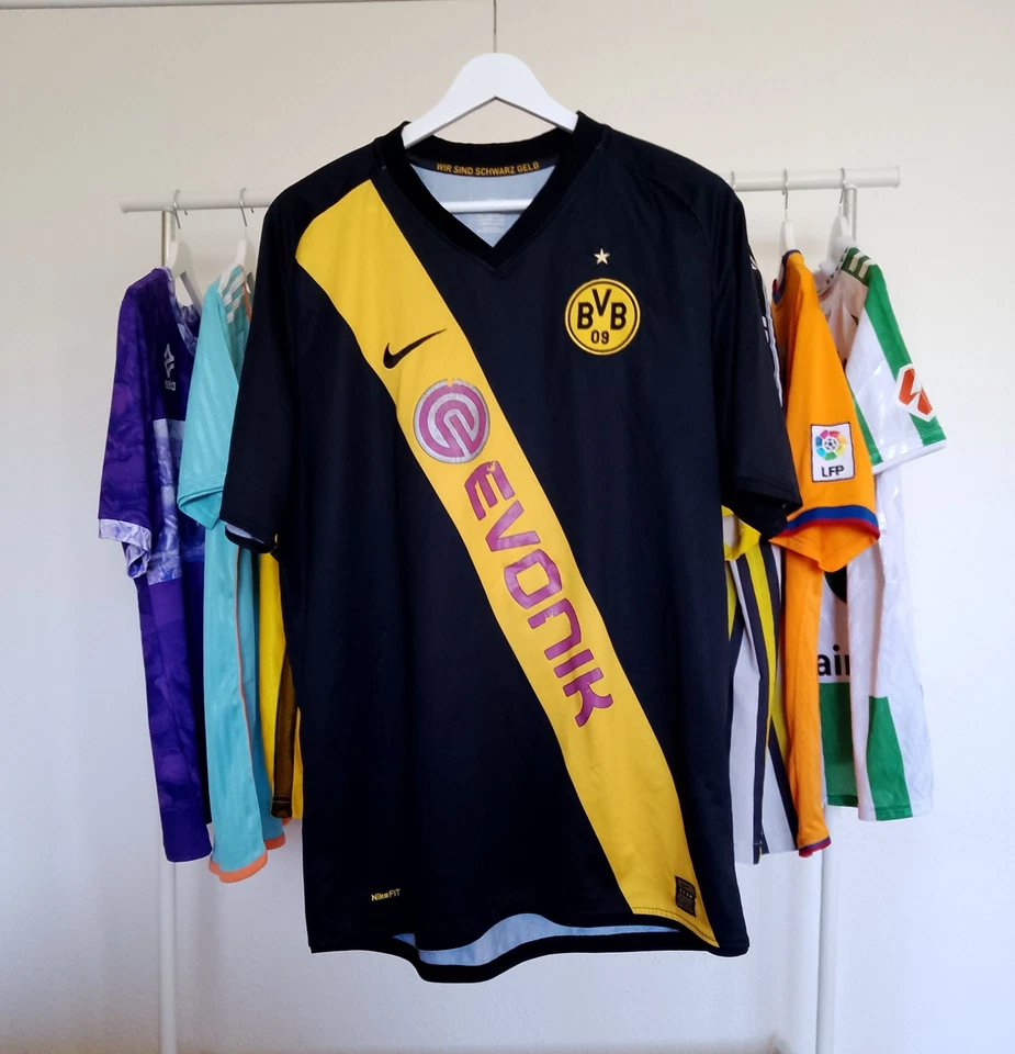 Borussia Dortmund Trikot 2008/09 NIKE EVONIK BVB Gr. L Jersey Shirt - Bild 1 von 4