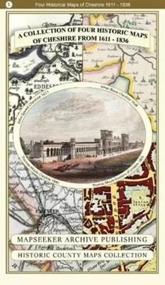 A Cheshire 1611 - 1840 - Fold Up Map that features a collection of Four...