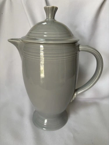 Vintage Fiesta *Gray* Coffee Pot & Lid *Near Mint*