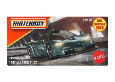 Matchbox 2026 - 1997 McLaren F1 GT - Power Grabs - NEU & OVP