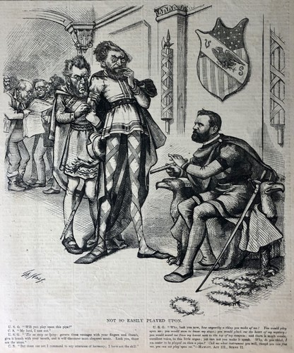 Not So Easily Played Upon, Thomas Nast 4/27/1872 Harpers Original