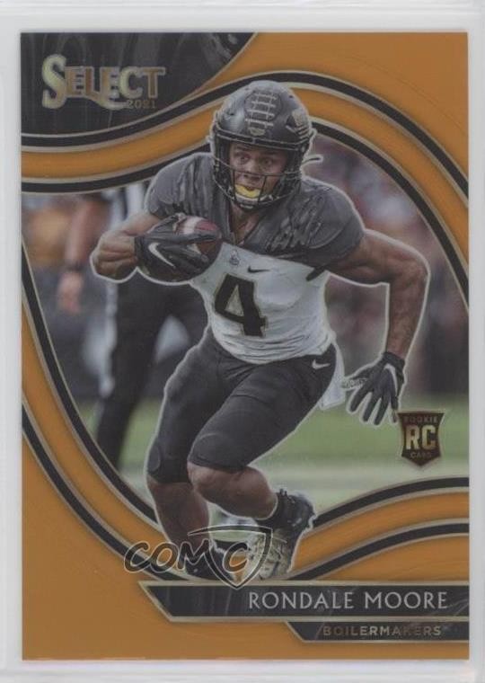 2021 Panini Chronicles Draft Picks Select Orange Rondale Moore Rookie RC 2qw