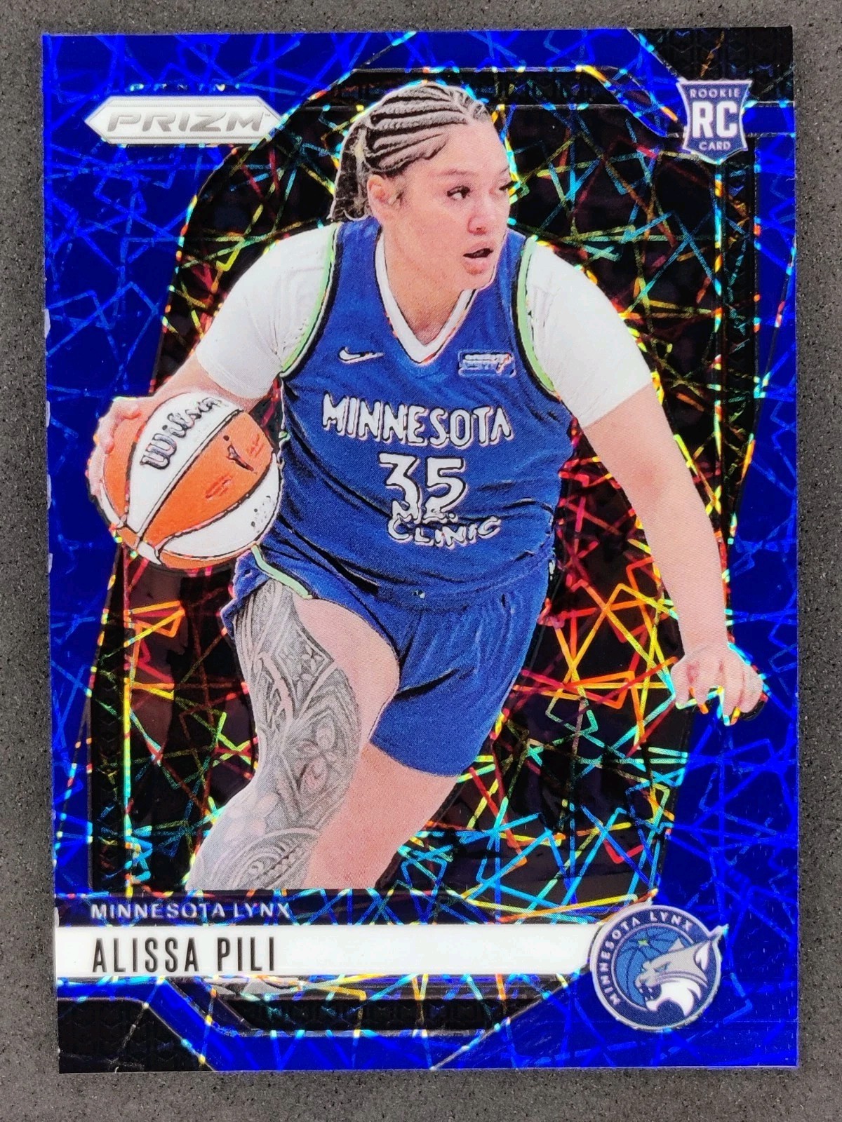 2024 Panini WNBA Prizm ALISSA PILI Rookie Blue Velocity Prizm #83 Minnesota Lynx