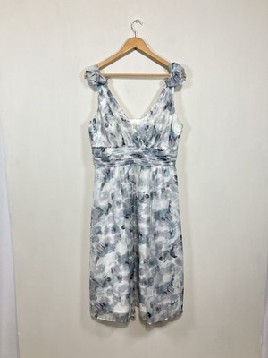 Jenny Packham Kleid Gr. UK 16 hellblau Blumen Anlass Hochzeit Gast Event