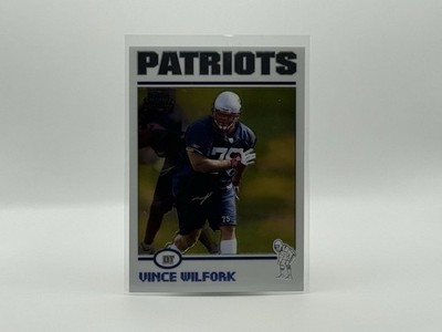 2004 Topps Chrome Vince Wilfork Rookie #182 New England Patriots NFL Card
