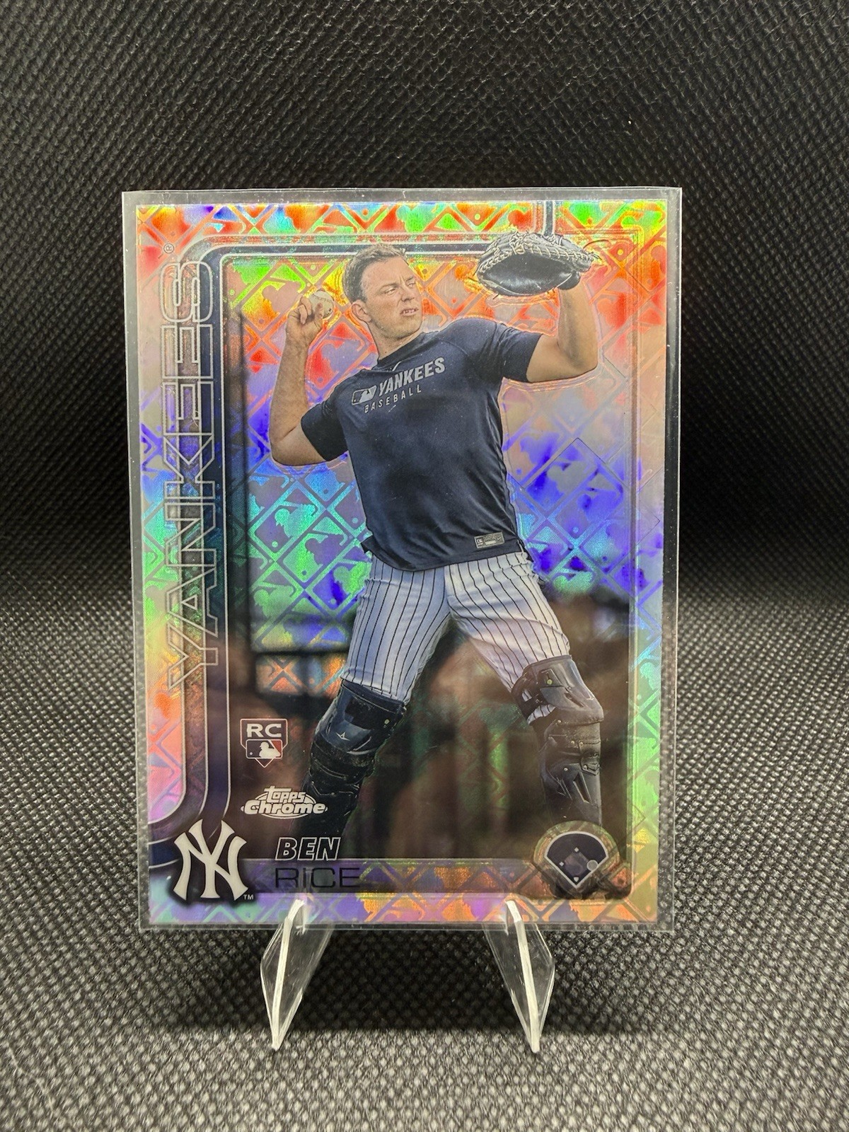 2025 Topps Chrome Logofractor - Ben Rice Image Variation SP Rookie (RC) #139