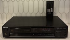 Vintage Sony CDP-470 Compact Disc Player Plays But Needs Belt See Video Read