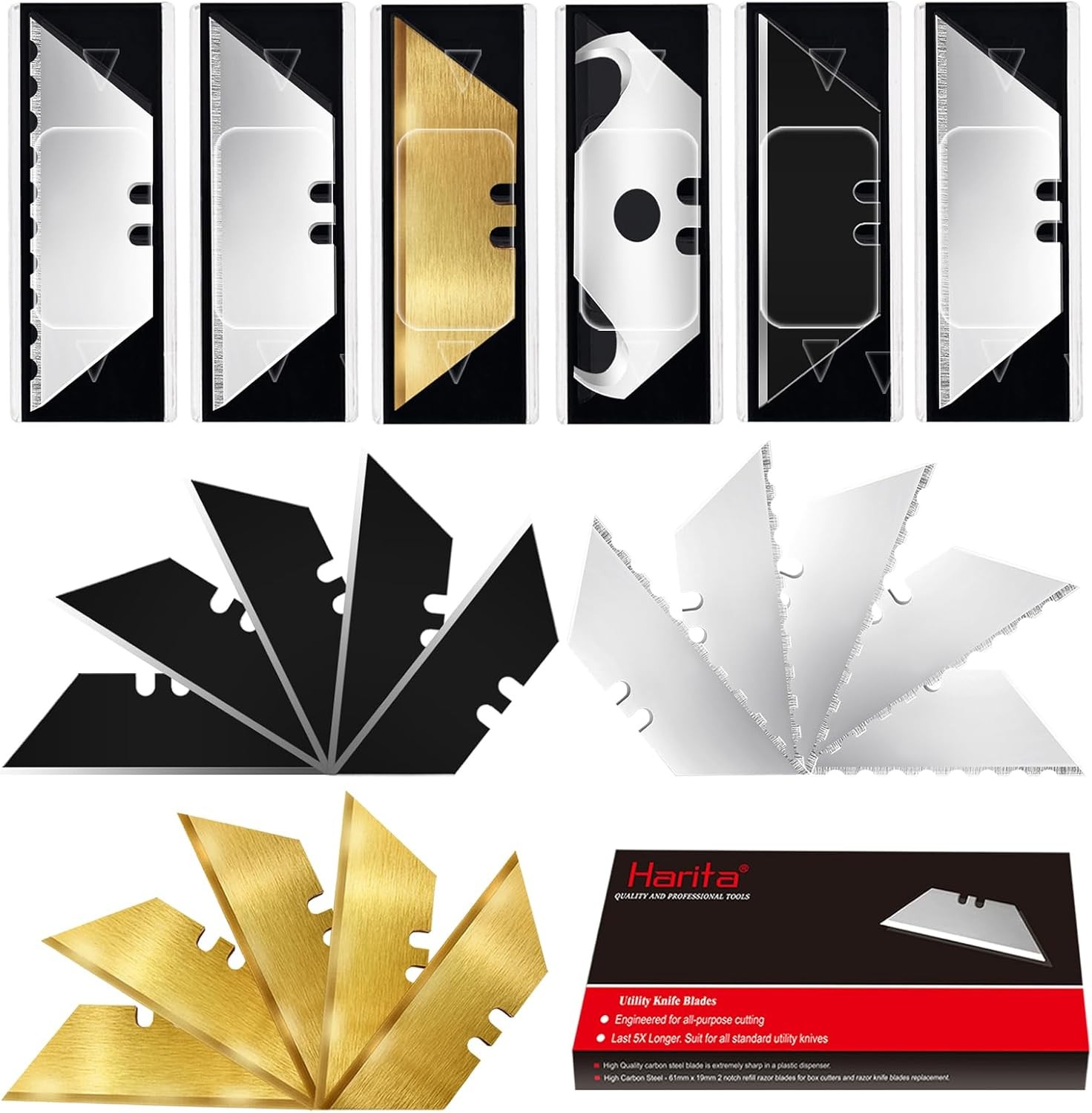 Blade Variety Pack - Multi-type Sk5 Heavy Duty Blades With