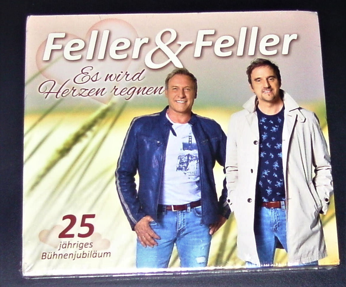 Feller & Feller It Will Rain Hearts CD in Digipak Fast Shipping New & OVP
