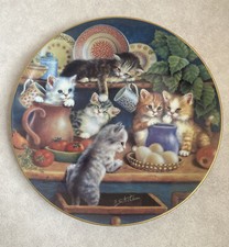 Wandteller Katzen Auf dem Küchenschrank Die schönsten Ruheplätze Kahla Bradex -6