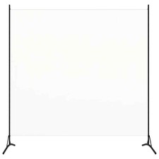 Paravento 1 Pannello Bianco 175x180 cm Divisorio Separè Schermo vidaXL