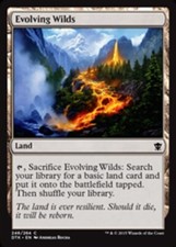 [1x] Evolving Wilds - Foil Near Mint, English Dragons of Tarkir MTG Magic